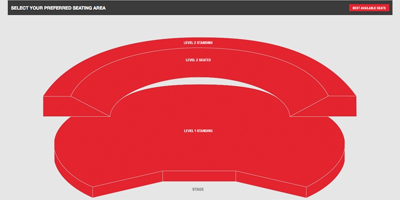 Koko London Seating Chart